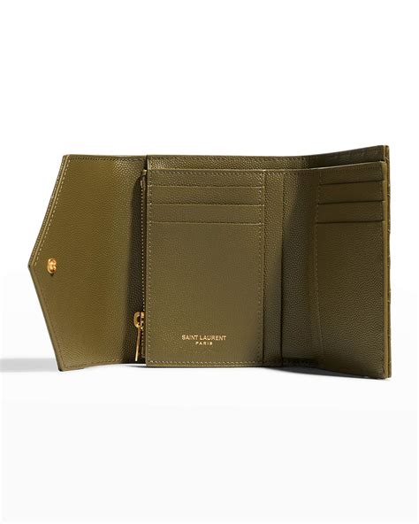 ysl compact trifold wallet.